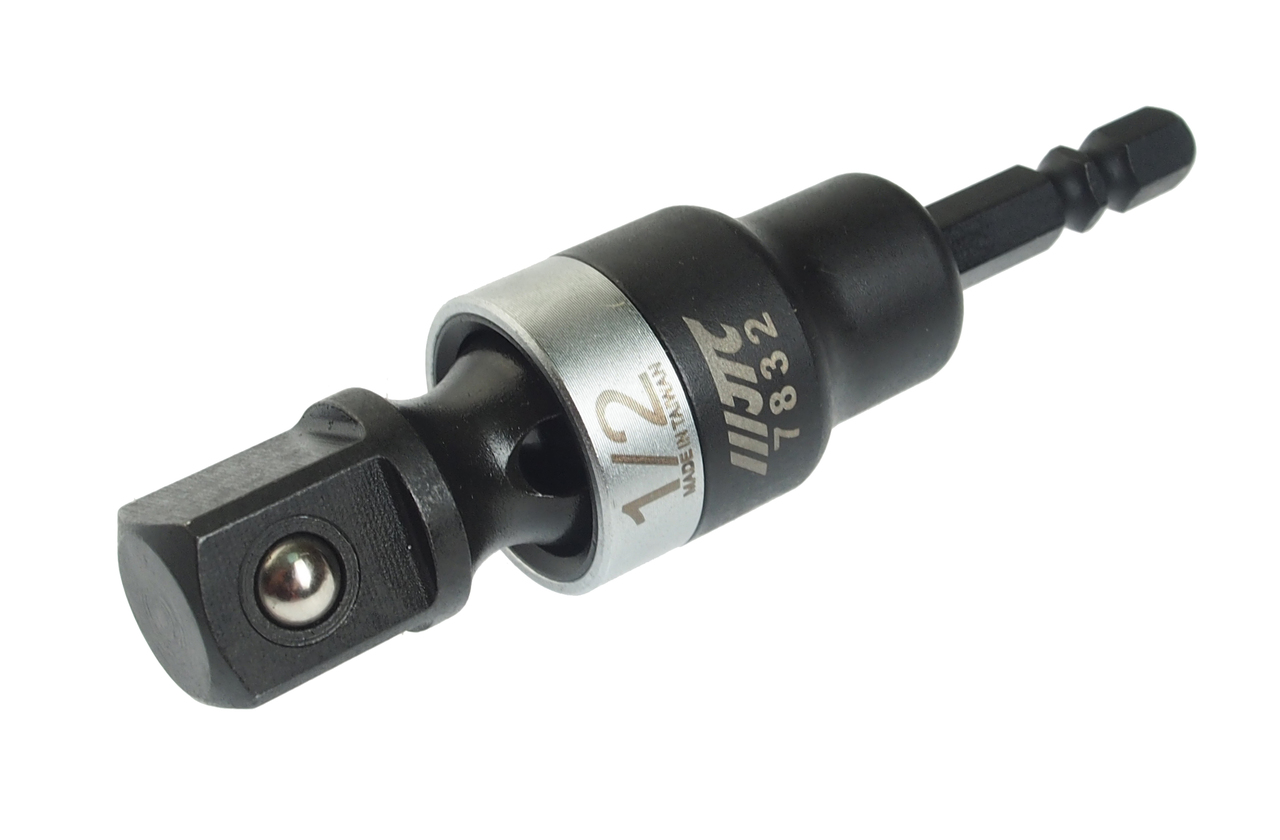 Адаптер 1/4"х1/2" (6.35мм) карданный под шуруповерт JTC JTC-7832