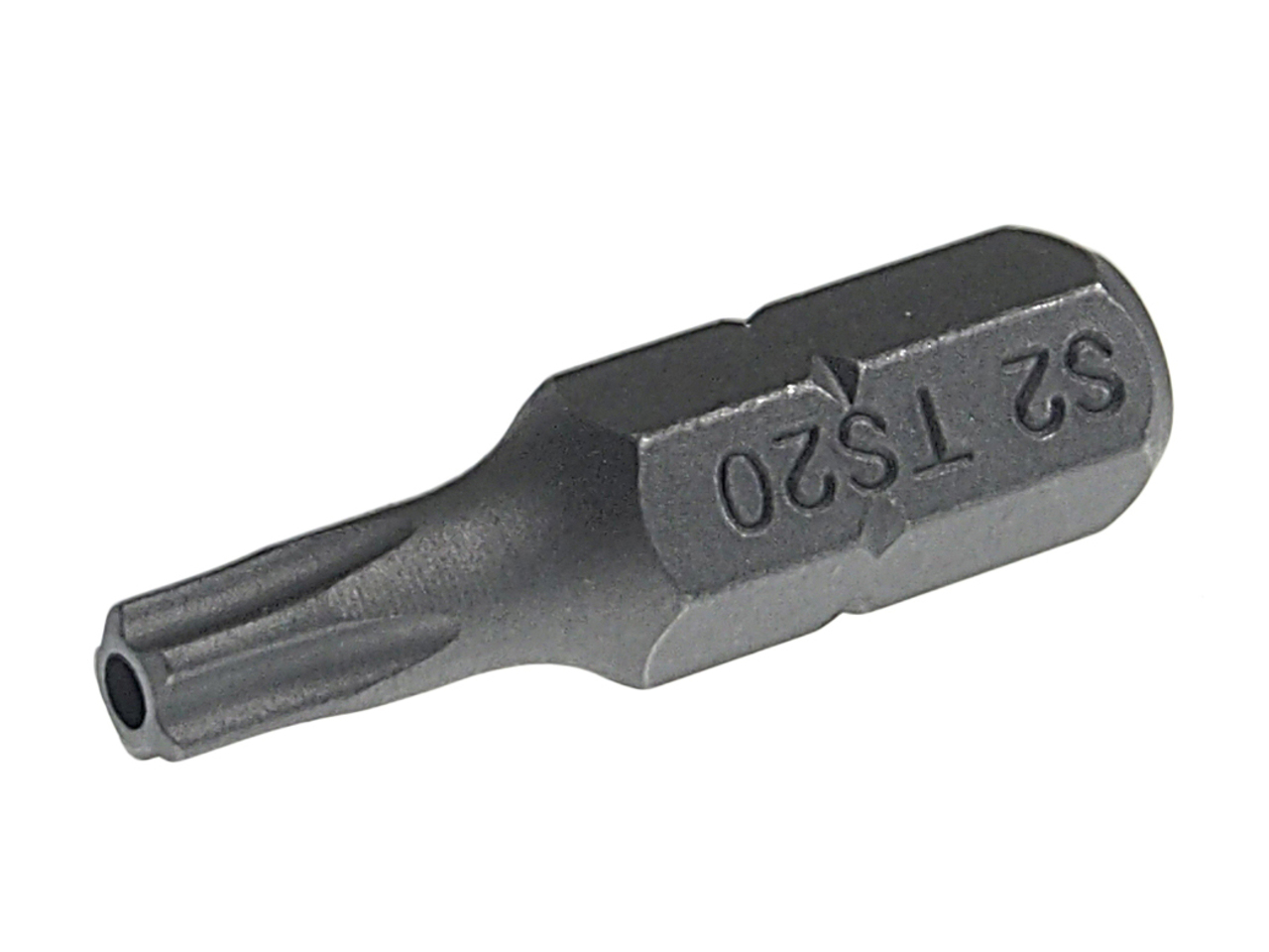 Бита TORX TS20Hх25мм 1/4" 5-ти гранная с отверстием JTC JTC-1192520