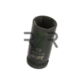 Головка торцевая 1/2" 19мм ударная тонкостенная L=55мм JTC