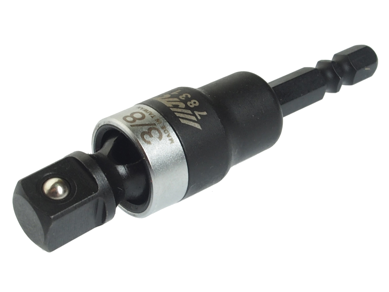 Адаптер 1/4"х3/8" (6.35мм) карданный под шуруповерт JTC JTC-7831