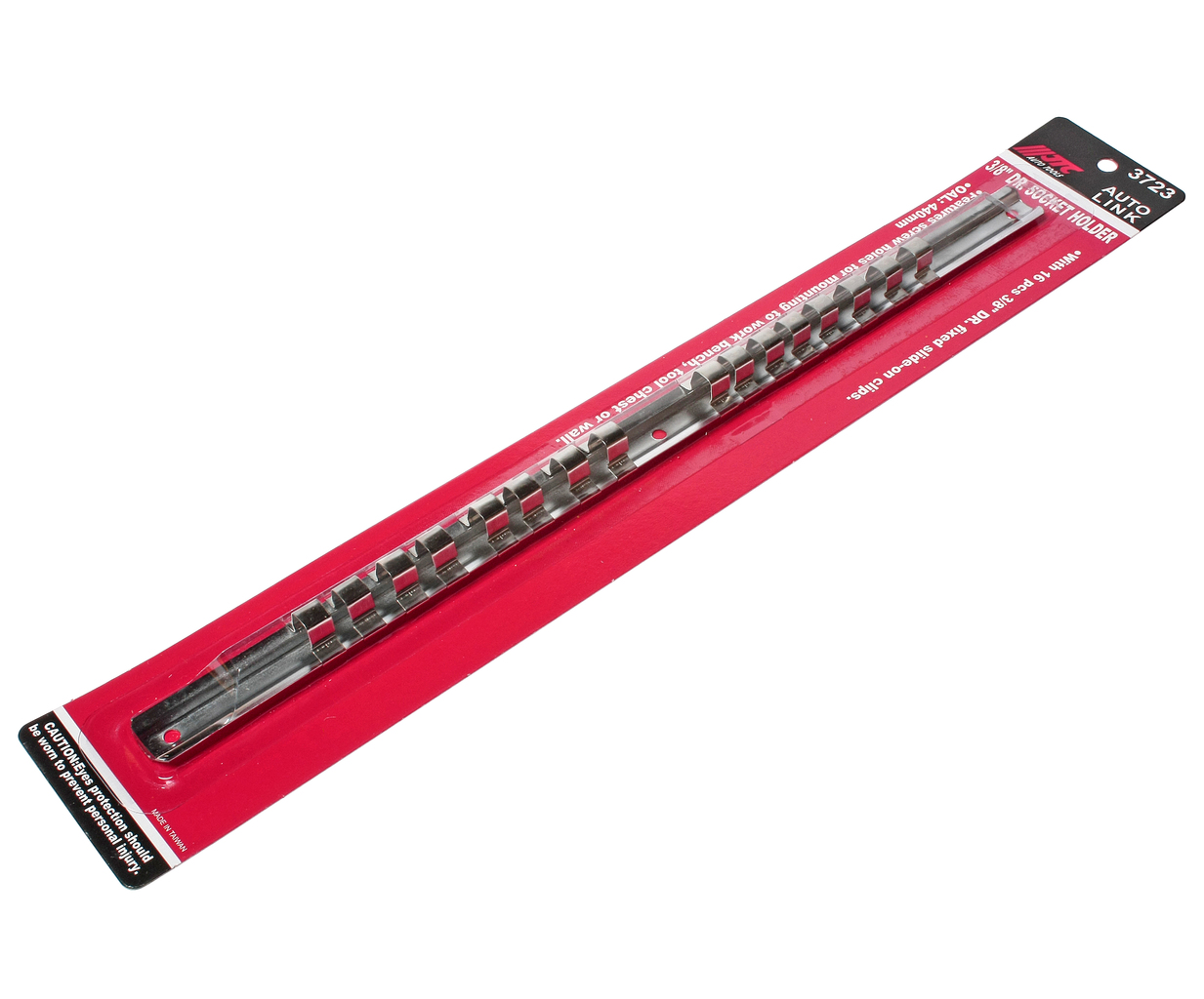 Держатель головок 3/8" L=400мм стальная рейка 16шт. JTC JTC-3723
