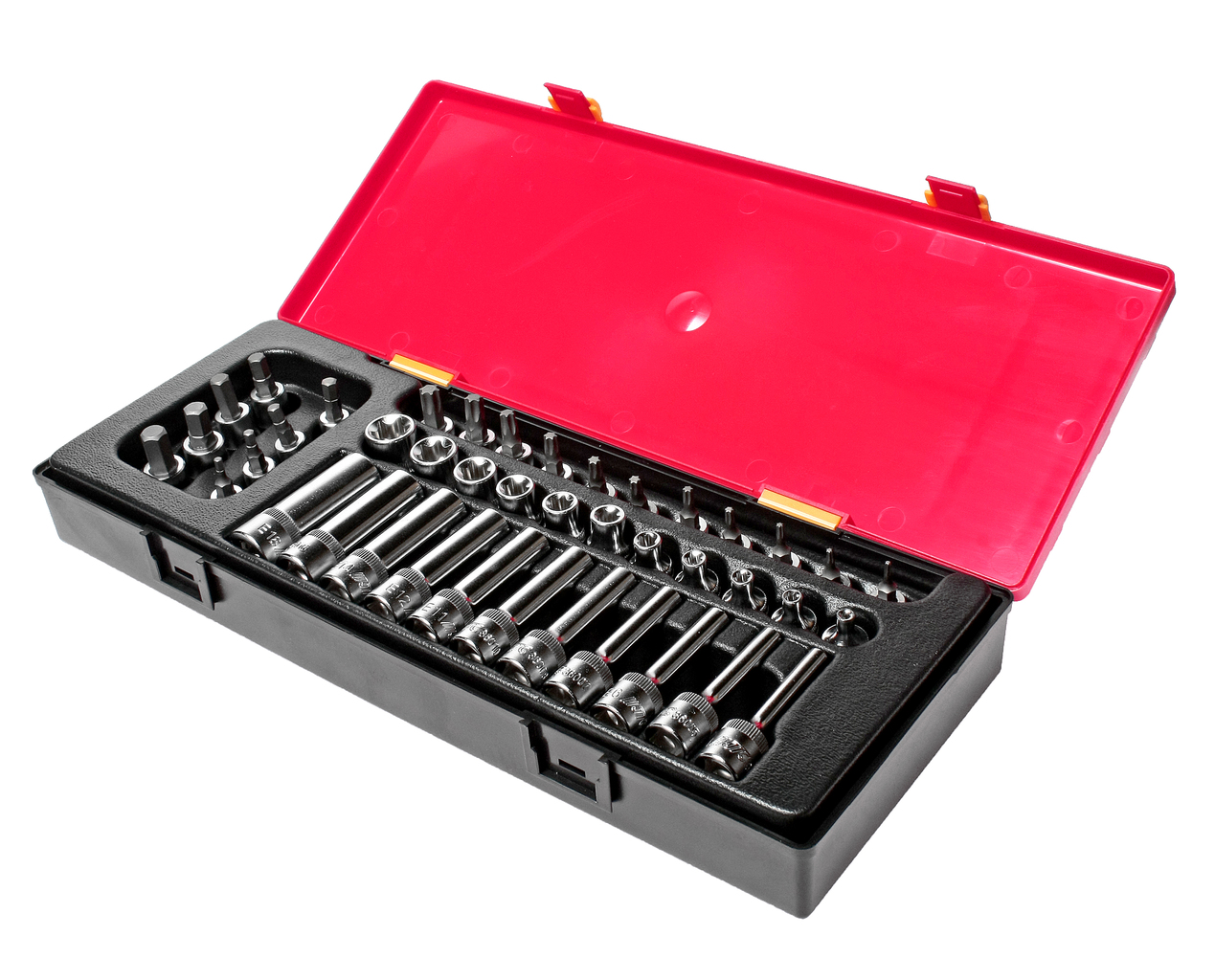 Набор головок торцевых 3/8" TORX,HEX 41 предмет в кейсе JTC JTC-K3411