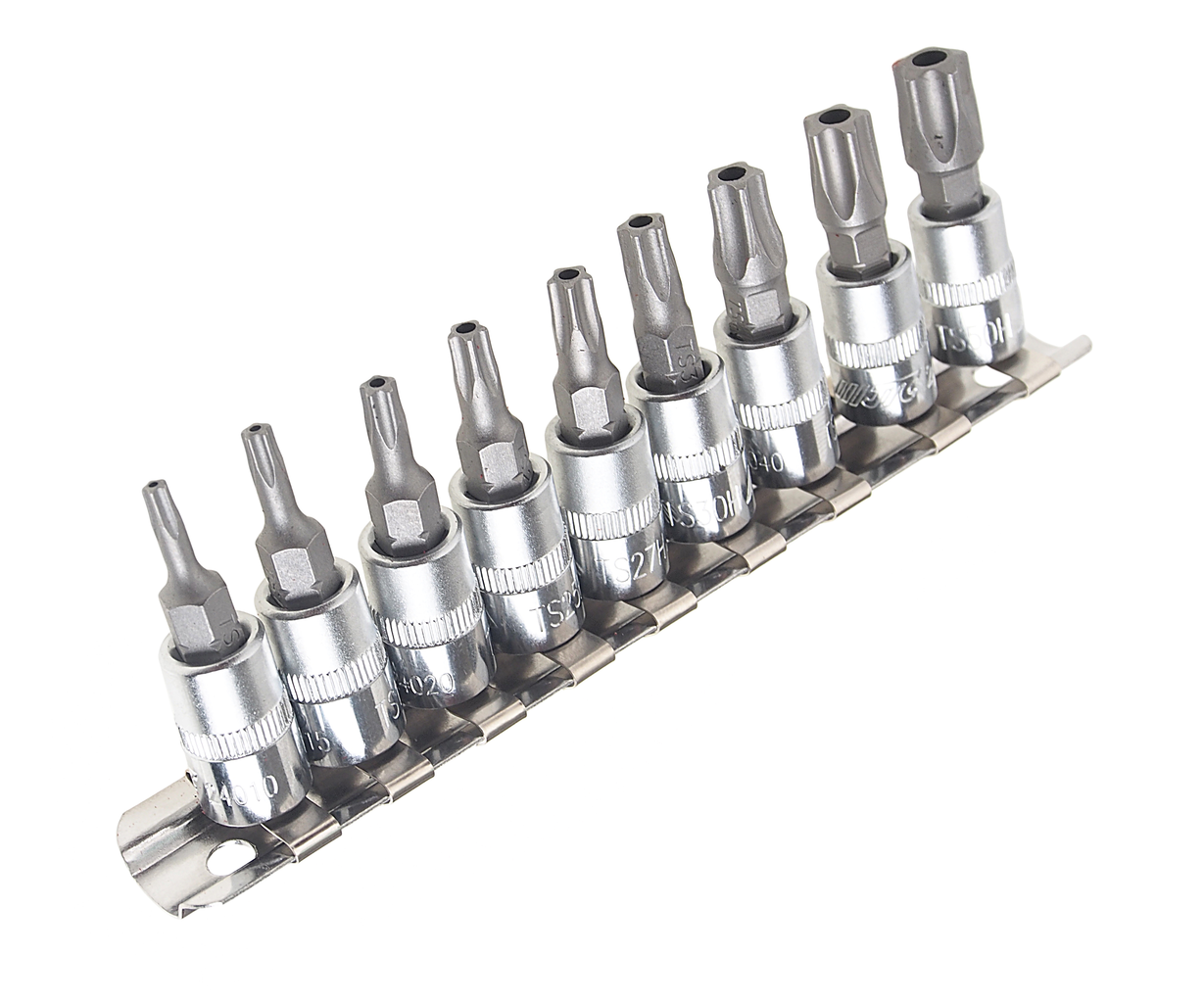 Набор бит 1/4" TORX 5-ти гранных TS10H-TS50H 9 предметов JTC JTC-3303