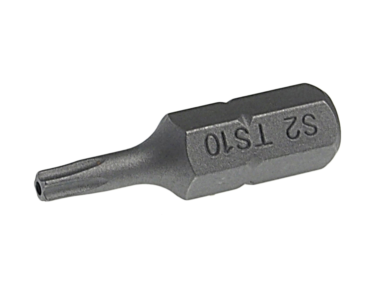Бита TORX TS10Hх25мм 1/4" 5-ти гранная с отверстием JTC JTC-1192510