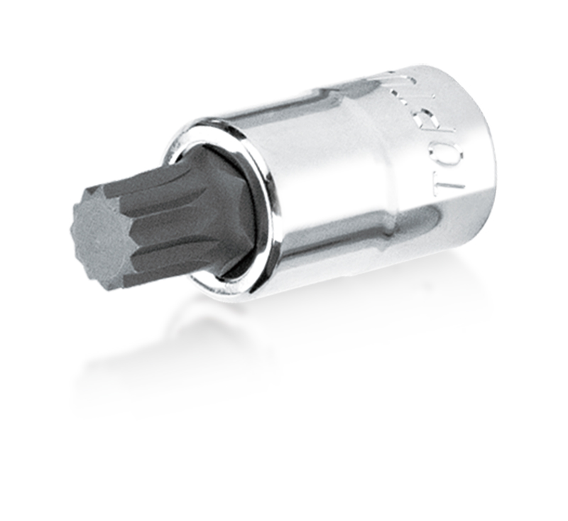 Головка торцевая с вставкой Spline 3/8" M5 L=48 мм TOPTUL