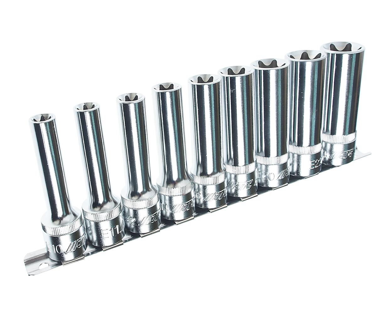 Набор головок торцевых 1/2" TORX Е10-Е24 удлиненных 9 предметов JTC JTC-H409EL