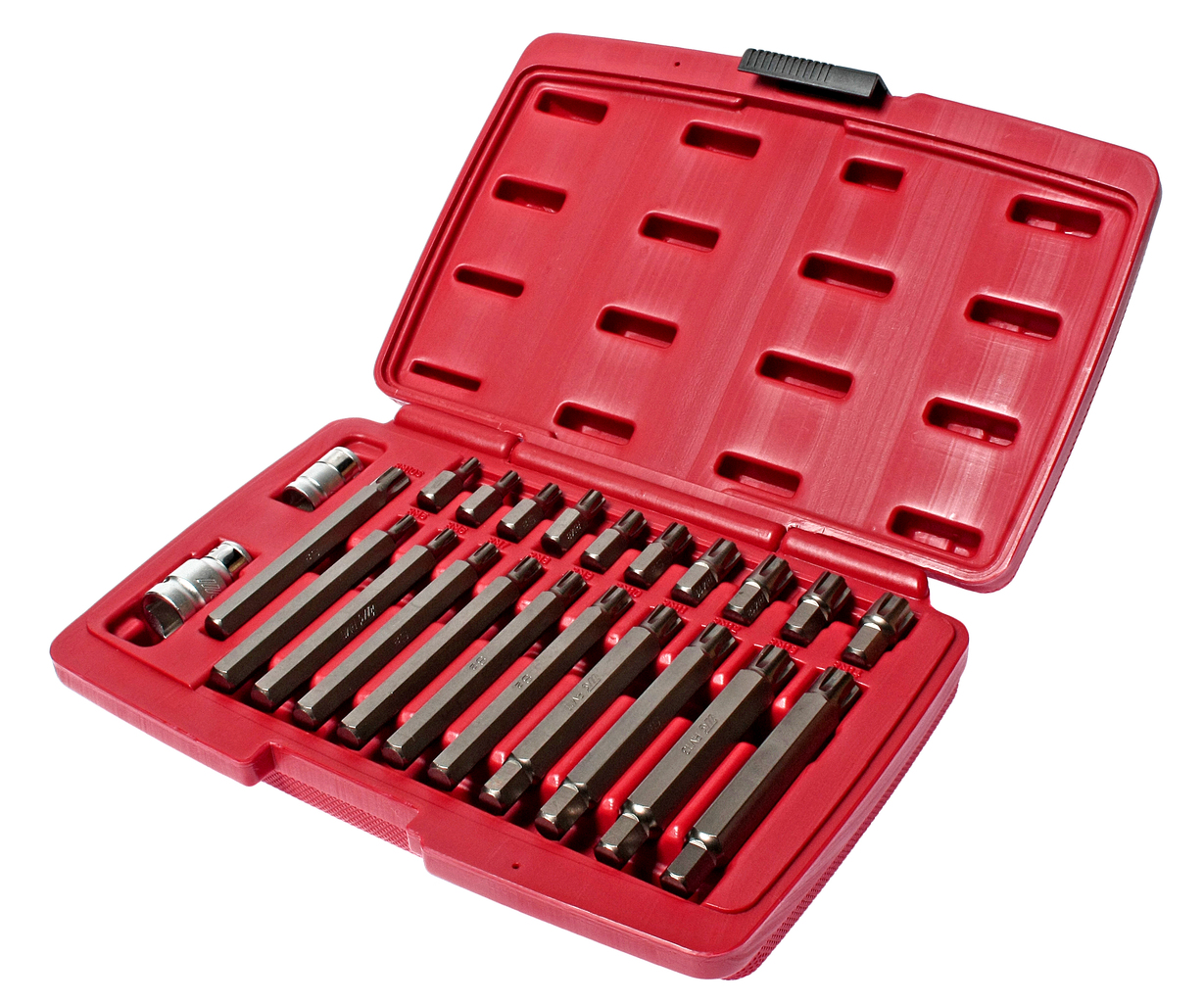 Набор бит 1/2" 3/8" RIBE RM5-RM14 2 держателя 23 предмета в кейсе JTC JTC-5715