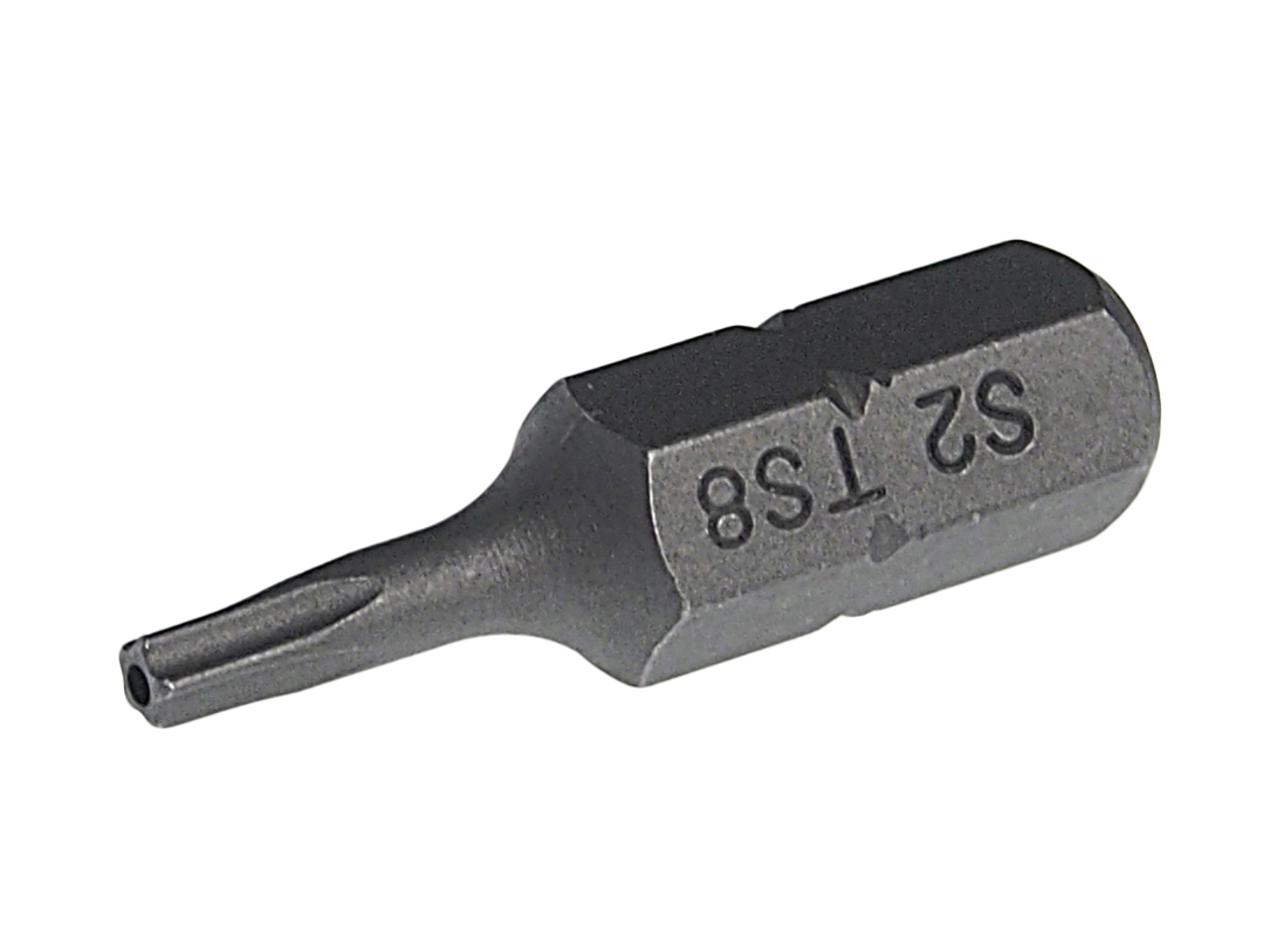 Бита TORX TS8Hх25мм 1/4" 5-ти гранная с отверстием JTC JTC-1192508