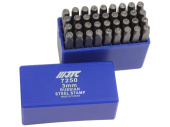 Клейма буквенные кириллица 3мм (HRC 60+-2град. DIN 1451) JTC JTC-7250