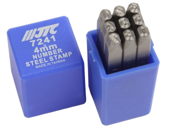 Клейма цифровые 4мм (HRC 60+-2град. DIN 1451) JTC JTC-7241