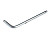 Ключ TORX Г-образный TS10H 5-гранный L=51мм JTC JTC-71910