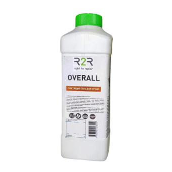 Жироудалитель Overall 1л, Гель, очиститель для кухни