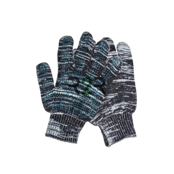 Перчатки х/б 10 кл. 6 н. с ПВХ графит R2R 