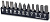 Набор бит 1/4" 11 предметов TOPTUL GAAV1102