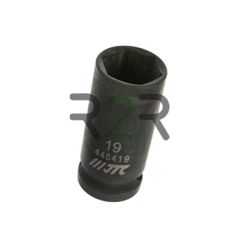 Головка торцевая 1/2" 19мм ударная тонкостенная L=55мм JTC