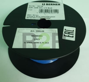 Провода FLY с одиночной изоляцией синий 0,75   BERNER