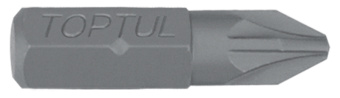 Бита 1/4" крестовая PZ3 L=25 мм TOPTUL