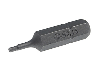 Бита HEX H1.5х30мм 1/4" DR 6-ти гранная JTC JTC-11530015