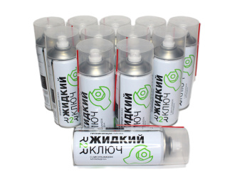 Жидкий ключ с дисульфидом молибдена (проникающая смазка), баллон  520 мл  (12 шт/упаковка)