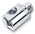 Переходник 3/8"х1/2" с отверстием под вороток TOPTUL CAGA1216