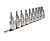 Набор бит-головок 1/2" TORX T20-T60 9 предметов JTC JTC-H409T