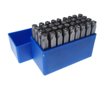 Клейма буквенные кириллица 6мм (HRC 60+-2град. DIN 1451) JTC JTC-JW0915-6