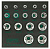 Набор торцевых головок TORX Plus EPR 1/4",3/8",1/2" 5-ти лучевые, 6EPR-32EPR, 16 пр. на ложементе TOPTUL GABF1601
