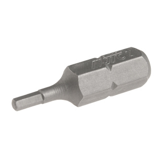 Бита HEX H2х25мм 1/4" DR 6-ти гранная S2 JTC JTC-1152502