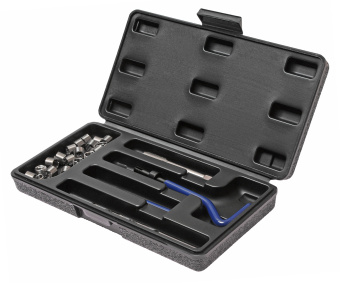 Набор инструментов и вставок для восстановления резьбы М10х1.5мм L=13.5мм 14 предметов JTC JTC-4784